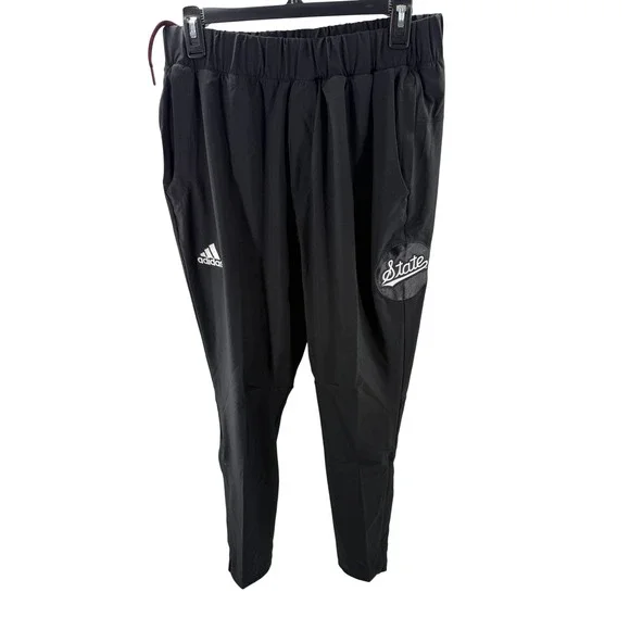 Adidas Mississippi State AEROREADY Track Pants Joggers‎ Athletic Mens Medium NEW