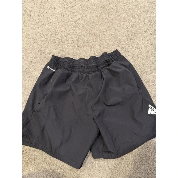 Adidas Men's‎ Athletic Shorts XL Black Aeroready Zip Pockets Lightweight Outdoor