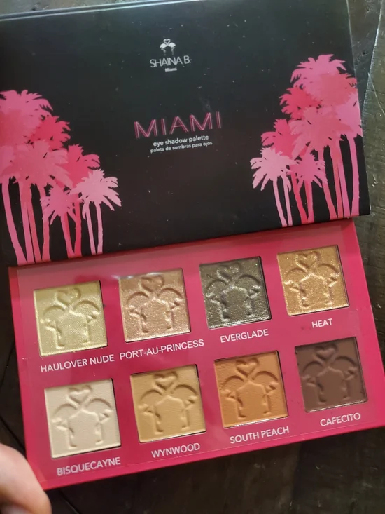 Shaina B Miami Eyeshadow Palette - Pink Gold & Neutral Shades