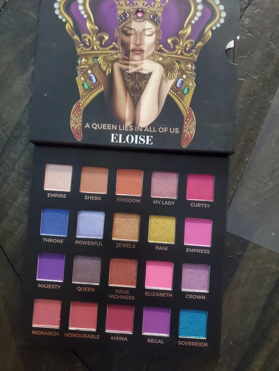 ELOISE Vibrant 24-Color Eyeshadow Palette — Pink, Purple, Blue & Gold Mix