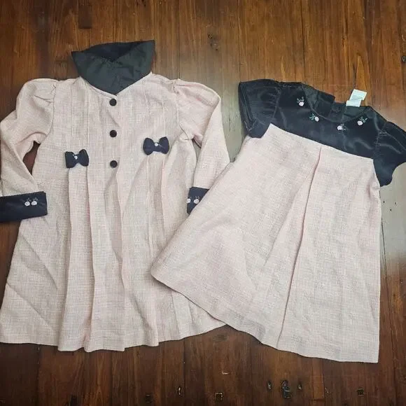 VINTAGE LITTLE BITTY 2 PIECE GIRLS DRESS 24 MONTHS‎