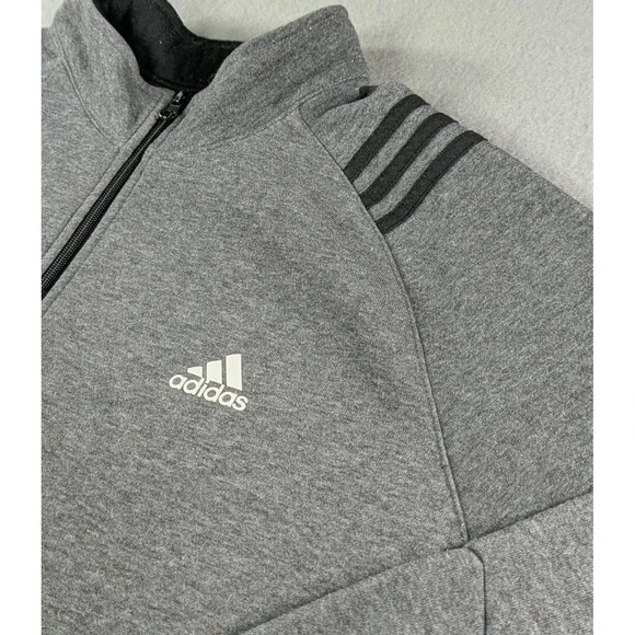 Adidas Mens Golf 1/4 Zip Pullover ADVF19R751 Size XL‎ Gray Heather