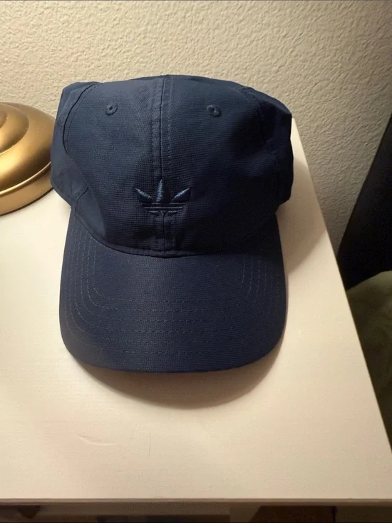 adidas Navy Trefoil Cap in Deep Blue