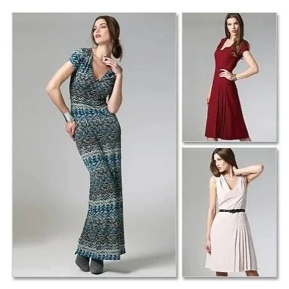 McCall's Sewing Pattern 6433 Misses‎ Dress Three Lengths Size 4-12