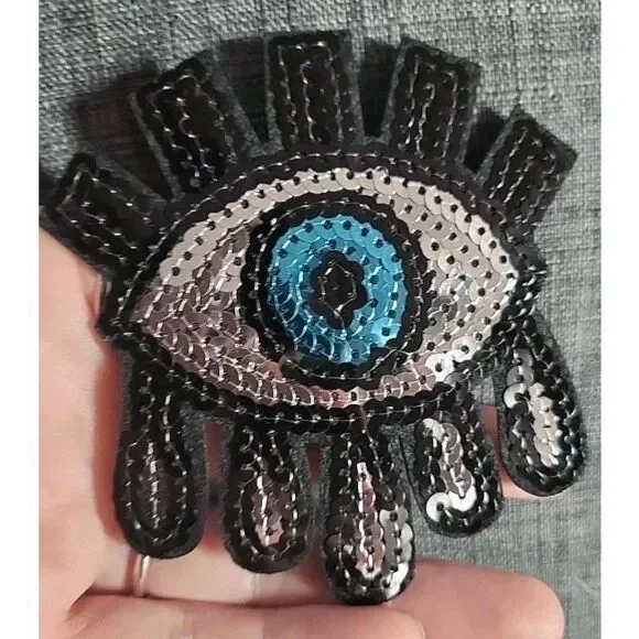 Sequin Eyeball Applique 3