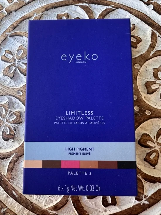 Eyeko Limitless Eyeshadow Palette 3 - High Pigment 6-Color Palette