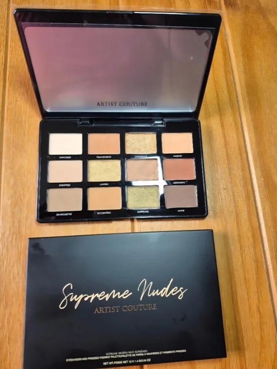 Artist Couture Nude & Gold Eyeshadow Palette - Warm Neutral Shades
