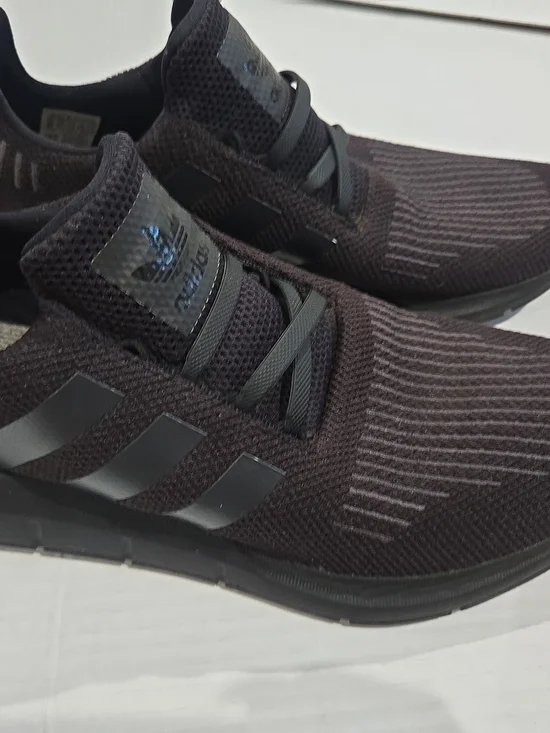 Mens adidas Swift Run Athletic Lifestyle Running Shoes Sneakers Black