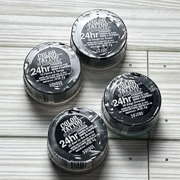 Maybelline Makeup Beauty  New York Color Tattoo  By Eye Studio Four Eyeshadows