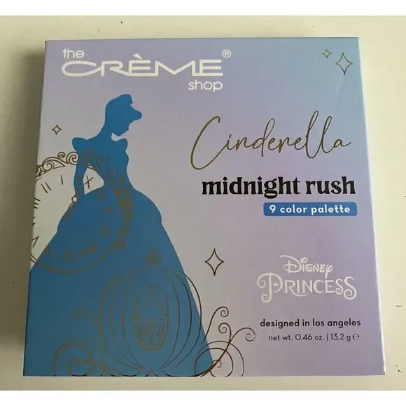 The Creme Shop‎ Disney Cinderella Midnight Rush Eyeshadow Palette 9 Color NEW