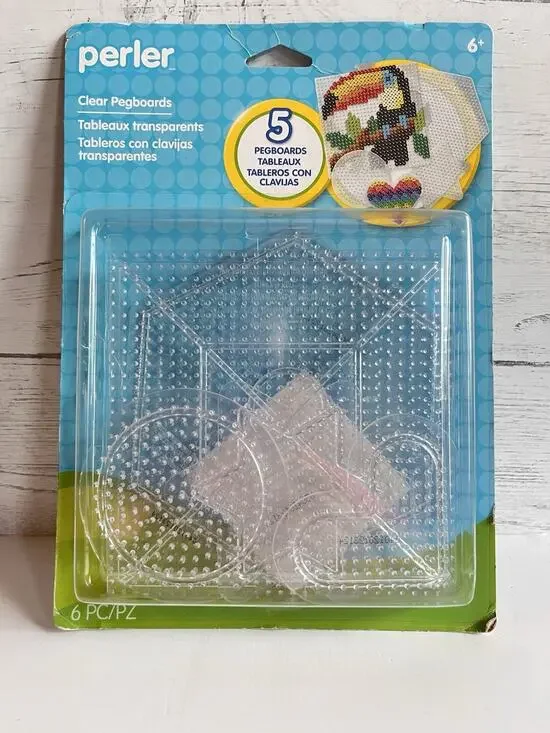 Perler Clear Pegboards, 5 Shaped Pieces
