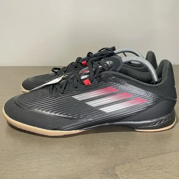 Adidas Mens Size 11 Shoes NEW F50 League Indoor Soccer IN Black Red IE1227