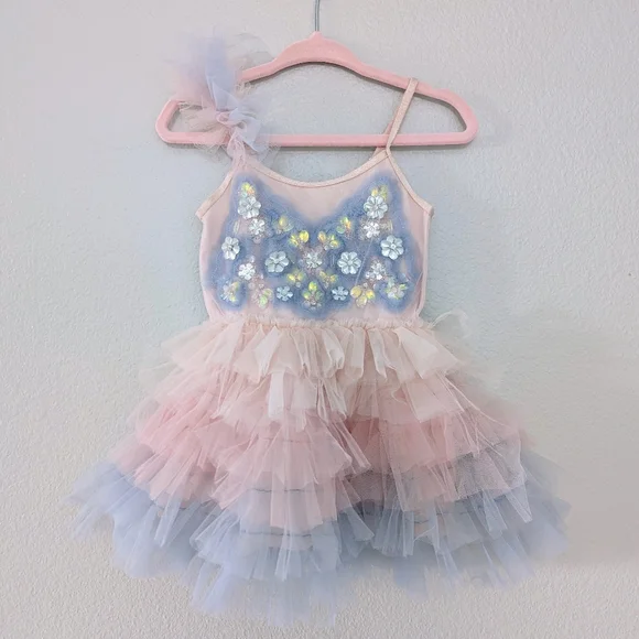 Tutu Du Monde Bebe Porcelain Pink Tulle Dress