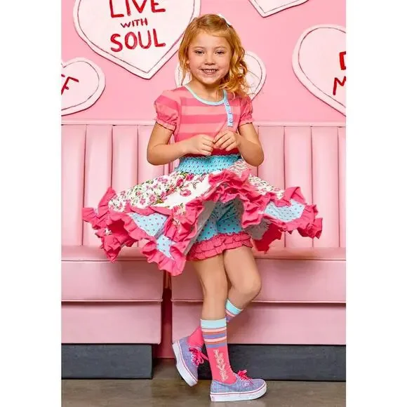 MATILDA JANE Lets go together  Take A Spin Dress size 8 girls K13