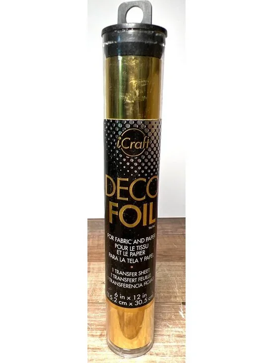 iCraft Deco Foil Transfer Sheet Gold 6