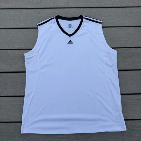 Adidas Men's White Vest