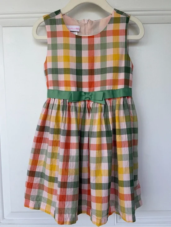 •Bonnie Jean• Girls Sleeveless Plaid Dress - Size 3T