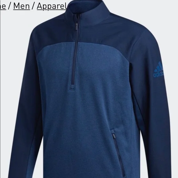 Adidas GO-TO ADAPT 1/4 ZIP SWEATSHIRT small new with tags