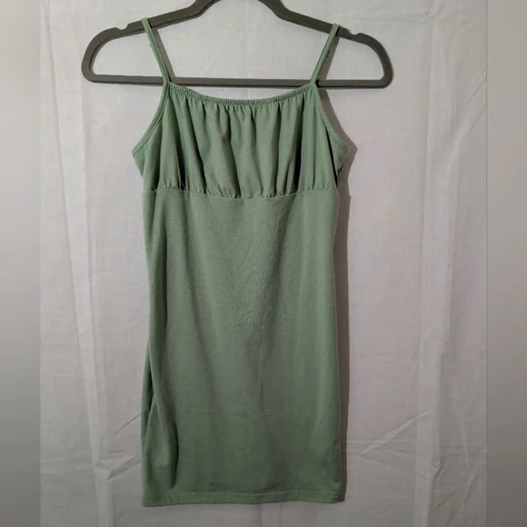 Green Spaghetti Strap Dress, Girls 11/12