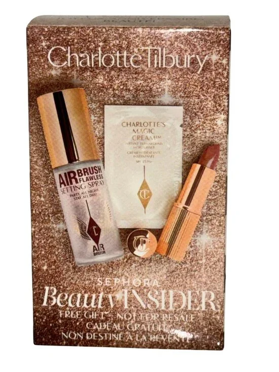 Charlotte Tilbury Pillow Talk Beauty Insider Gift Set Magic Cream Airbrush Spray