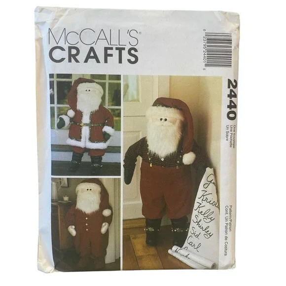 McCALL'S 2440 Santa Door Greeters Sewing Pattern 40