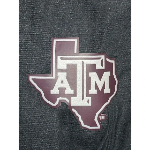 Texas A&M Aggies Hoodie Men's Medium Black Adidas Full Zip NCAA March Madness