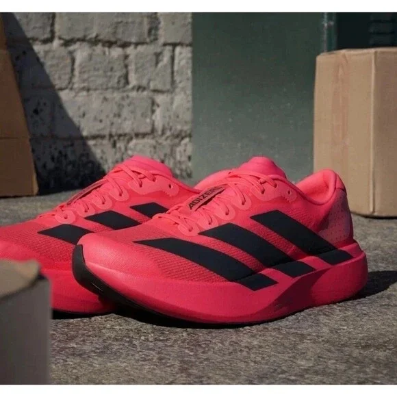 New Adidas Adizero Evo SL “Lucid Red Black” US Men's Size 12 JS4492