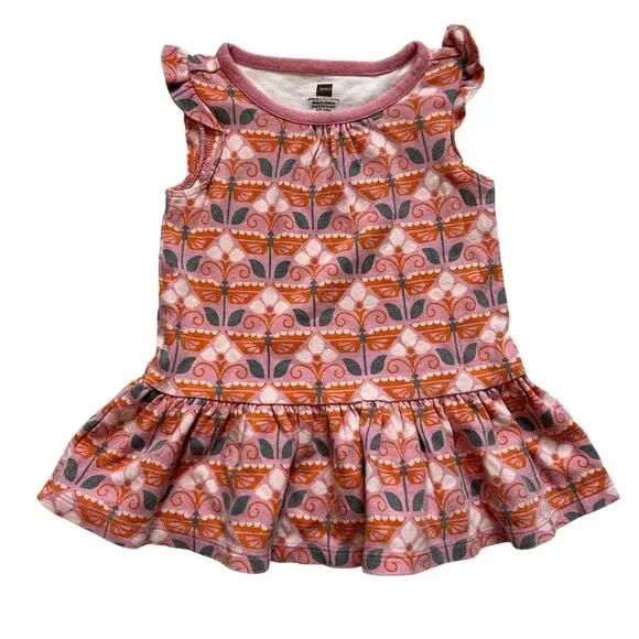 Tea Collection 100% Cotton Butterfly Dress 6-12M