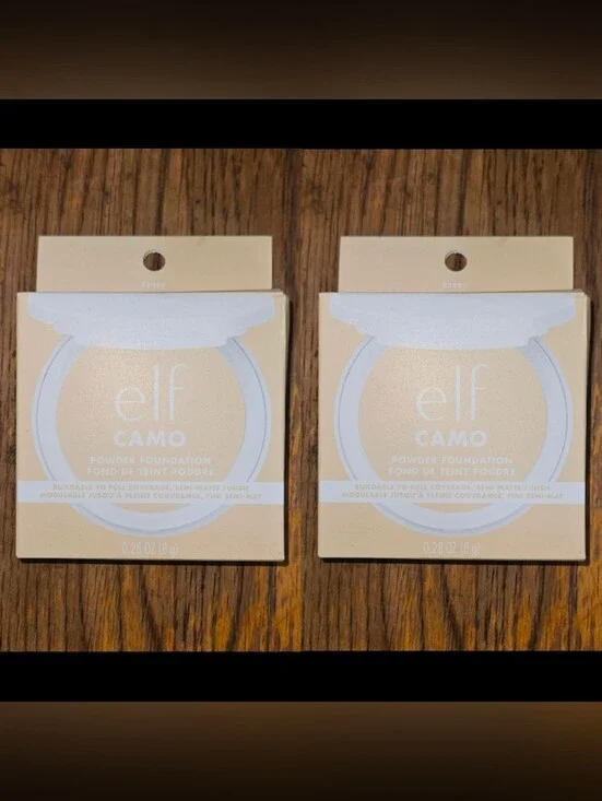 2 x ELF Camo Powder Foundation - Fair 140 W 0.28oz BNIB