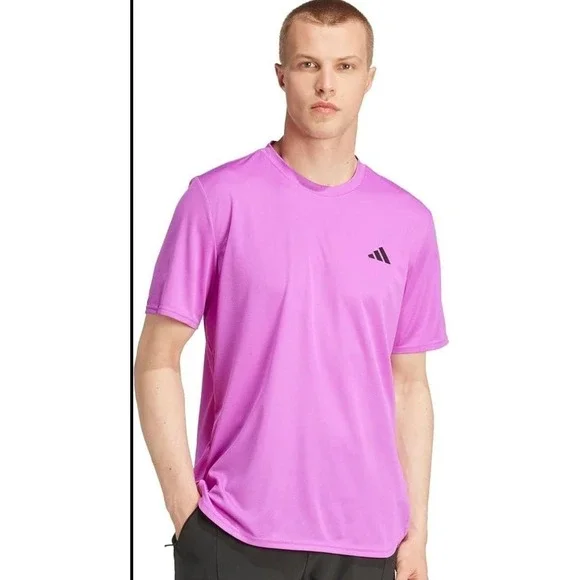 Mens NWT Adidas Feelready 3 Stripe Crewneck Short Sleeve T-Shirt
