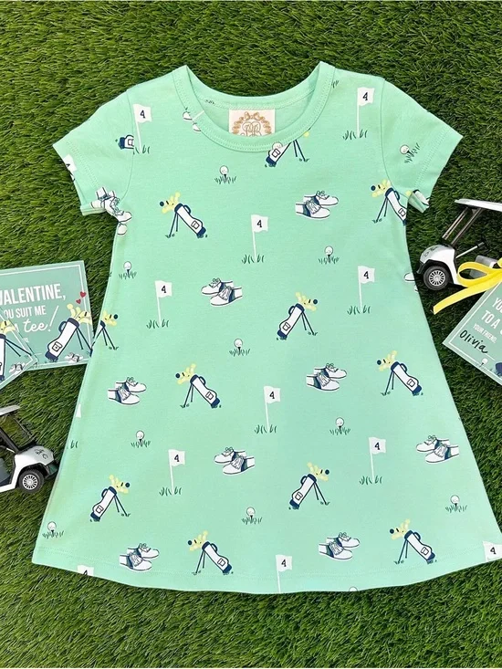 Beaufort Bonnet Polly Play Dress Mulligans and Manners Masters Green Size 5 NWT
