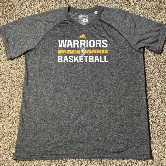 adidas Golden State Warriors Pre-Game Warmup Shirt Men’s Size 2XL Ultimate Tee