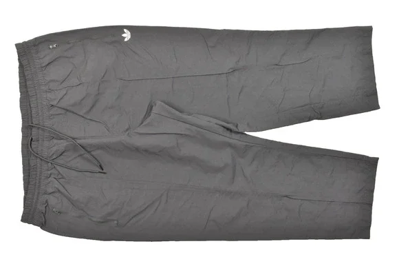 Adidas Skateboarding Men's 2XL Black Nylon Relaxed Fit Track Pants Zip Pockets