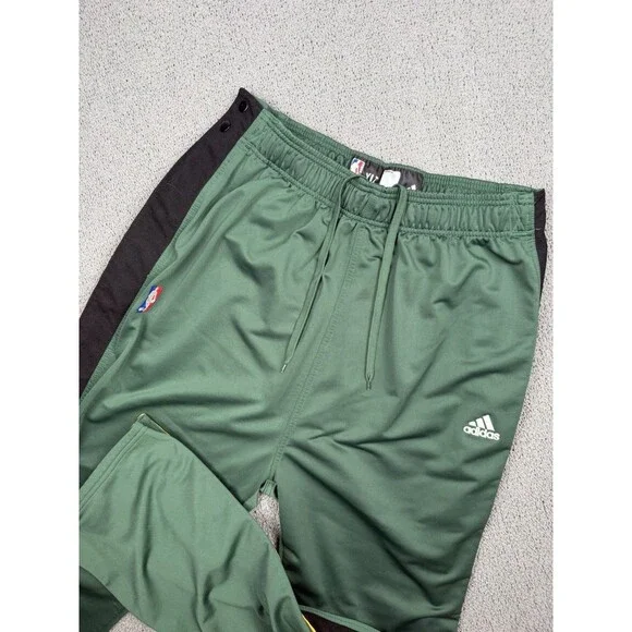 Vintage Seattle Supersonics Pants Mens XLT Adidas Tear Away Warm Up Snap NBA