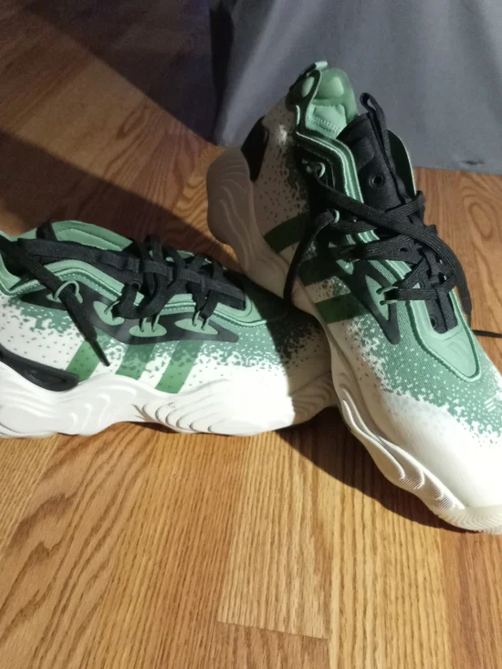 adidas Green and Black Men's Athletic Sneakers