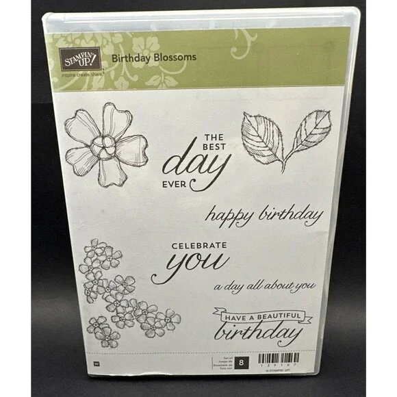 Stampin' Up! Birthday Blossoms Stamps