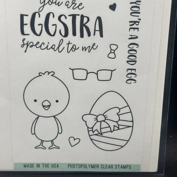 Neat and Tangled Photopolymer Clear Stamps Eggstra Special Set and Dies Easter