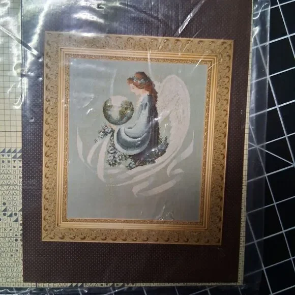 Lavender & Lace Earth Angel Cross Stitch Pattern LL16 Marilyn Leavitt-Imblum New