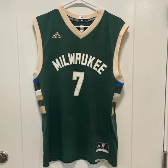 Adidas Milwaukee Bucks Thon Maker 7 NBA Jersey Mens Medium Green 7818A 15
