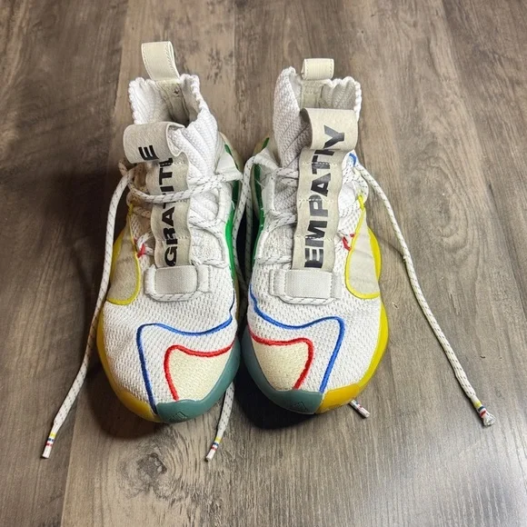 Adidas Pharrell Williams Crazy BYN LVL X PW Empathy Gratitude Shoes Men’s Size 8