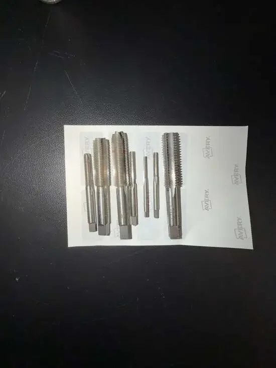 Assorted HSS Hand Taps Metal Threading Tool Lot