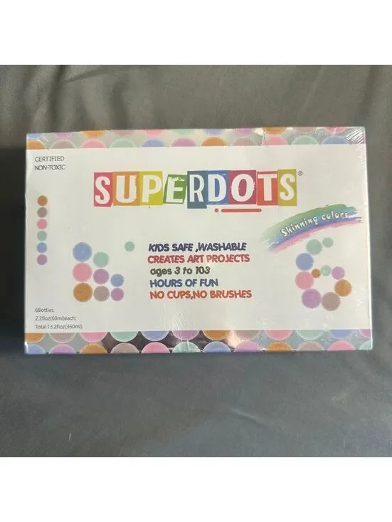 Super Dotz 6 Pack Kid Safe Bingo Dobbers Ink Stamp