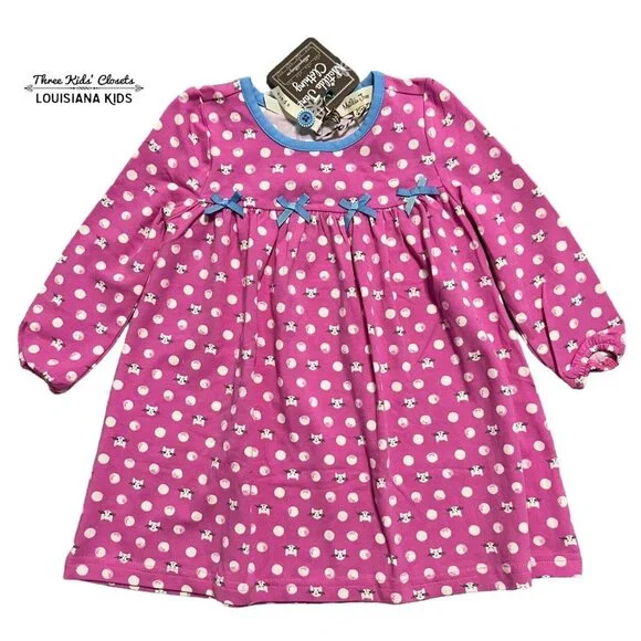 NEW Matilda Jane 12-18m Make Believe Joyful Joyful Dress & Bloomers Set