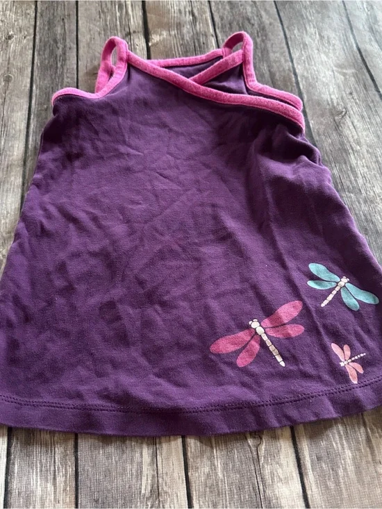 Tea purple tank dress fair light pilling 12/18