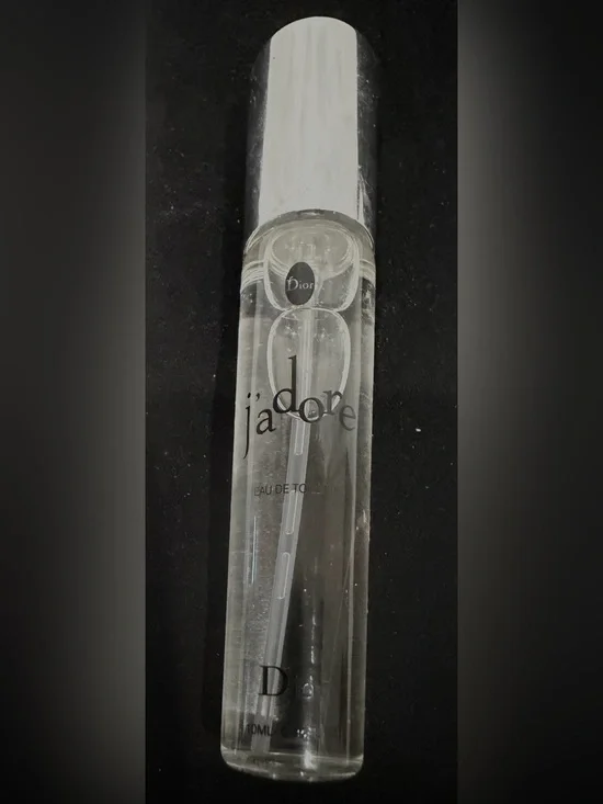 Dior J'adore Clear Glass Vial Spray with Silver Cap New