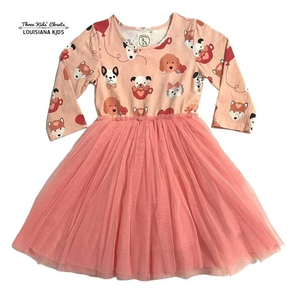 Taylor Joelle Sz 7 Puppy Love Tulle Dress