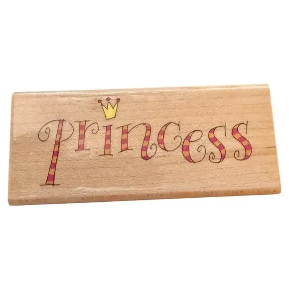 Creative Beginnings Me & My Big Ideas Princess MRS10612 Rubber Stamp
