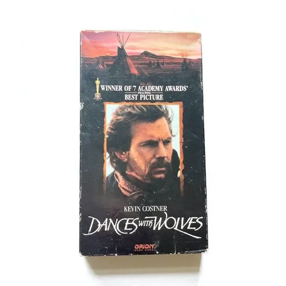 Dances with Wolves VHS Vintage 1990