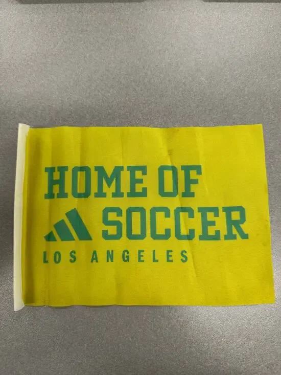 Adidas Home of Soccer Los Angeles Mini Flag Banner