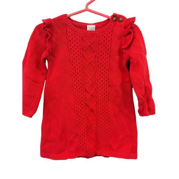 5/$20 Red Sweater Dress - Carter's - 12mo